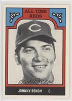 Johnny Bench (Black & White Photo; No MLB Logo)