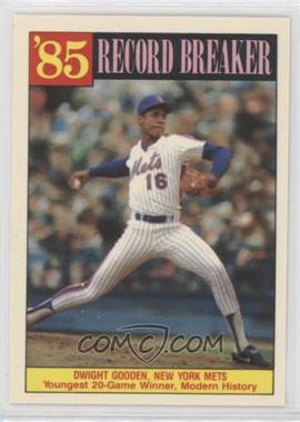 1986 Topps - [Base] - Collector's Edition (Tiffany) #202 - Record Breaker - Dwight Gooden