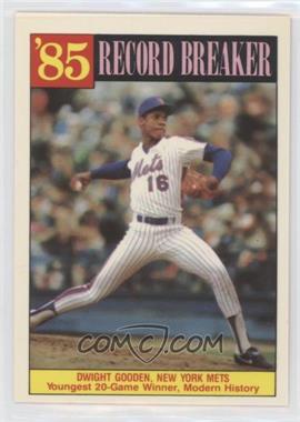 1986 Topps - [Base] - Collector's Edition (Tiffany) #202 - Record Breaker - Dwight Gooden