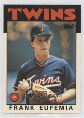 1986 Topps - [Base] - Collector's Edition (Tiffany) #236 - Frank Eufemia