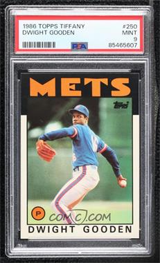 1986 Topps - [Base] - Collector's Edition (Tiffany) #250 - Dwight Gooden [PSA 9 MINT]