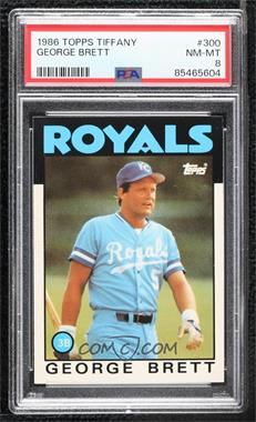 1986 Topps - [Base] - Collector's Edition (Tiffany) #300 - George Brett [PSA 8 NM‑MT]