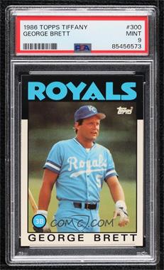 1986 Topps - [Base] - Collector's Edition (Tiffany) #300 - George Brett [PSA 9 MINT]