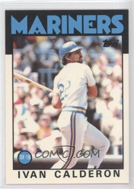 1986 Topps - [Base] - Collector's Edition (Tiffany) #382 - Ivan Calderon