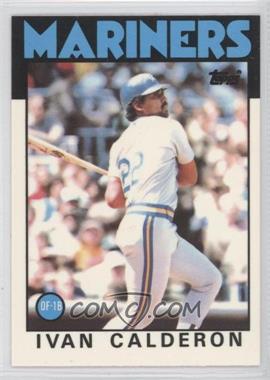 1986 Topps - [Base] - Collector's Edition (Tiffany) #382 - Ivan Calderon