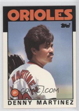 1986 Topps - [Base] - Collector's Edition (Tiffany) #416 - Dennis Martinez