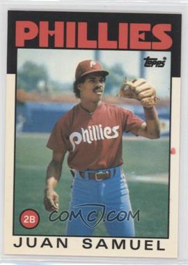 1986 Topps - [Base] - Collector's Edition (Tiffany) #475 - Juan Samuel