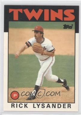 1986 Topps - [Base] - Collector's Edition (Tiffany) #482 - Rick Lysander