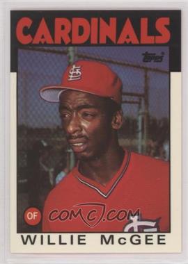 1986 Topps - [Base] - Collector's Edition (Tiffany) #580 - Willie McGee [Good to VG‑EX]