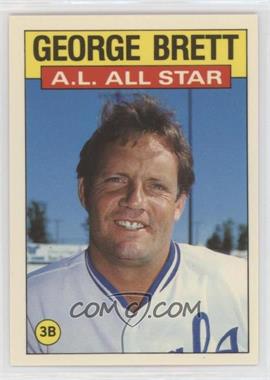 1986 Topps - [Base] - Collector's Edition (Tiffany) #714 - All Star - George Brett