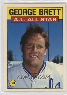 1986 Topps - [Base] - Collector's Edition (Tiffany) #714 - All Star - George Brett