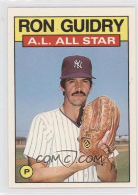 1986 Topps - [Base] - Collector's Edition (Tiffany) #721 - All Star - Ron Guidry