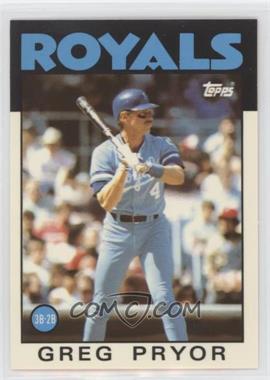 1986 Topps - [Base] - Collector's Edition (Tiffany) #773 - Greg Pryor