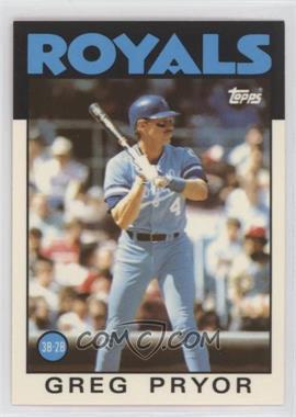 1986 Topps - [Base] - Collector's Edition (Tiffany) #773 - Greg Pryor