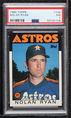 1986 Topps - [Base] #100 - Nolan Ryan [PSA 7 NM]