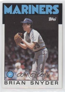 1986 Topps - [Base] #174 - Brian Snyder