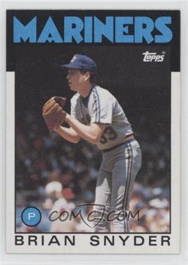 1986 Topps - [Base] #174 - Brian Snyder