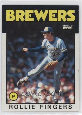 1986 Topps - [Base] #185 - Rollie Fingers