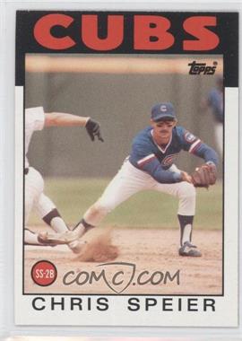 1986 Topps - [Base] #212 - Chris Speier