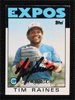 Tim Raines [JSA Certified COA Sticker]