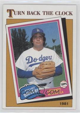 1986 Topps - [Base] #401 - Turn Back the Clock - Fernando Valenzuela