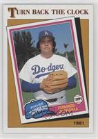 Turn Back the Clock - Fernando Valenzuela