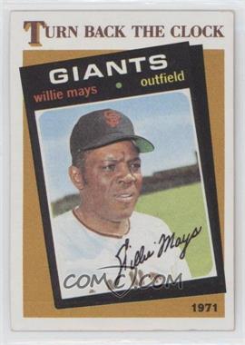 1986 Topps - [Base] #403 - Turn Back the Clock - Willie Mays