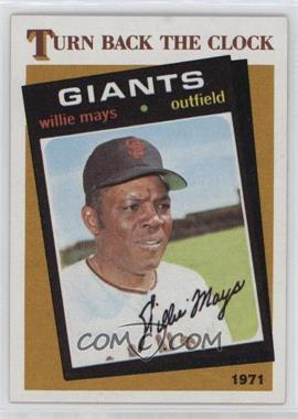 1986 Topps - [Base] #403 - Turn Back the Clock - Willie Mays