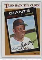 Turn Back the Clock - Willie Mays