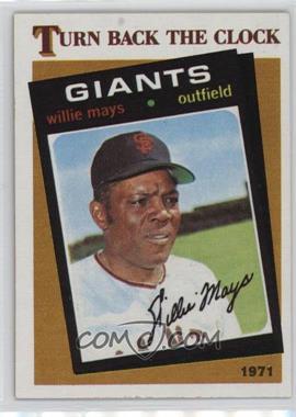 1986 Topps - [Base] #403 - Turn Back the Clock - Willie Mays