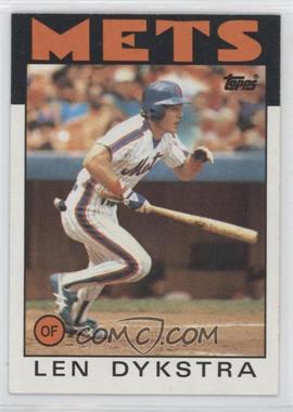 1986 Topps - [Base] #53 - Lenny Dykstra