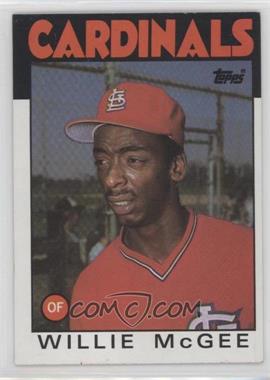1986 Topps - [Base] #580 - Willie McGee [EX to NM]