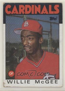 1986 Topps - [Base] #580 - Willie McGee [EX to NM]