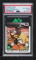 Dusty Baker [PSA Authentic PSA/DNA Cert]