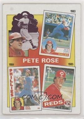 1986 Topps - [Base] #7 - Pete Rose (Ty Cobb shown on Front)