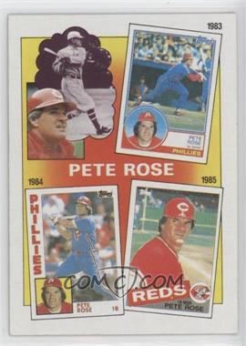 1986 Topps - [Base] #7 - Pete Rose (Ty Cobb shown on Front)
