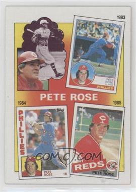 1986 Topps - [Base] #7 - Pete Rose (Ty Cobb shown on Front)