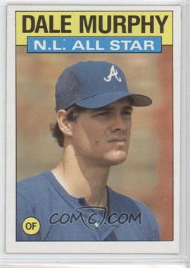 1986 Topps - [Base] #705 - All Star - Dale Murphy