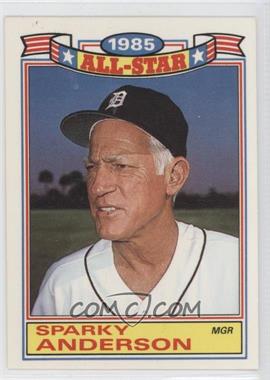 1986 Topps - Rack Pack Glossy All-Stars #1 - Sparky Anderson