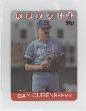 1986 Topps 3-D Baseball Stars - [Base] #21 - Dan Quisenberry