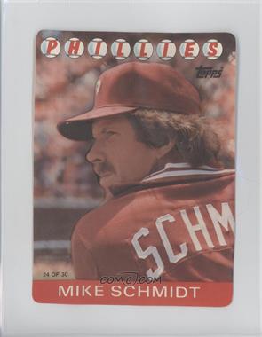 1986 Topps 3-D Baseball Stars - [Base] #24 - Mike Schmidt