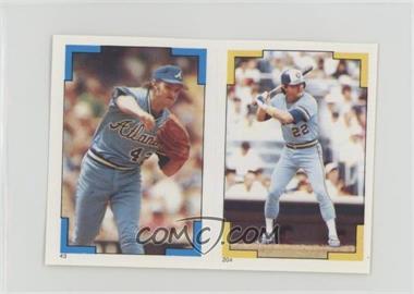 1986 Topps Album Stickers - [Base] #204-43 - Charlie Moore, Rick Mahler