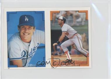 1986 Topps Album Stickers - [Base] #228-67 - Fred Lynn, Greg Brock