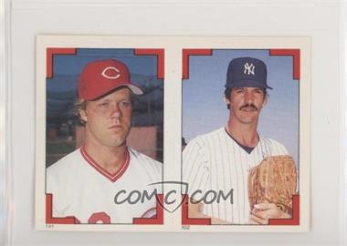 1986 Topps Album Stickers - [Base] #302-141 - Ron Guidry, Tom Browning