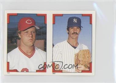 1986 Topps Album Stickers - [Base] #302-141 - Ron Guidry, Tom Browning