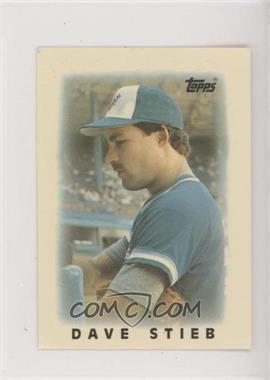 1986 Topps League Leader Minis - [Base] #36 - Dave Stieb