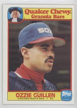 1986 Topps Quaker Chewy Granola Bars - Food Issue [Base] #20 - Ozzie Guillen