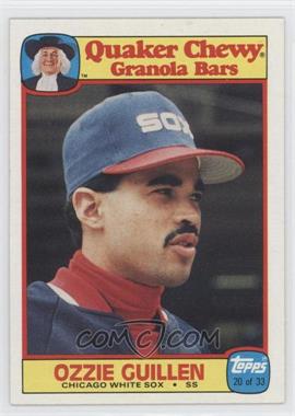 1986 Topps Quaker Chewy Granola Bars - Food Issue [Base] #20 - Ozzie Guillen