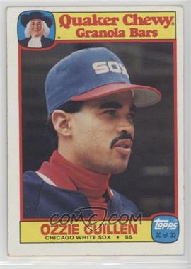 1986 Topps Quaker Chewy Granola Bars - Food Issue [Base] #20 - Ozzie Guillen