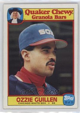 1986 Topps Quaker Chewy Granola Bars - Food Issue [Base] #20 - Ozzie Guillen